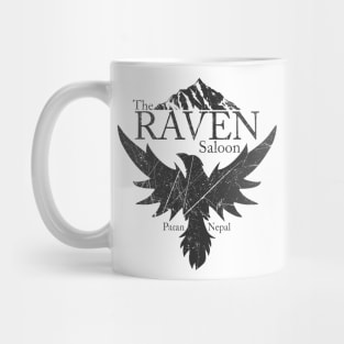 The Raven Saloon - black distressed Mug